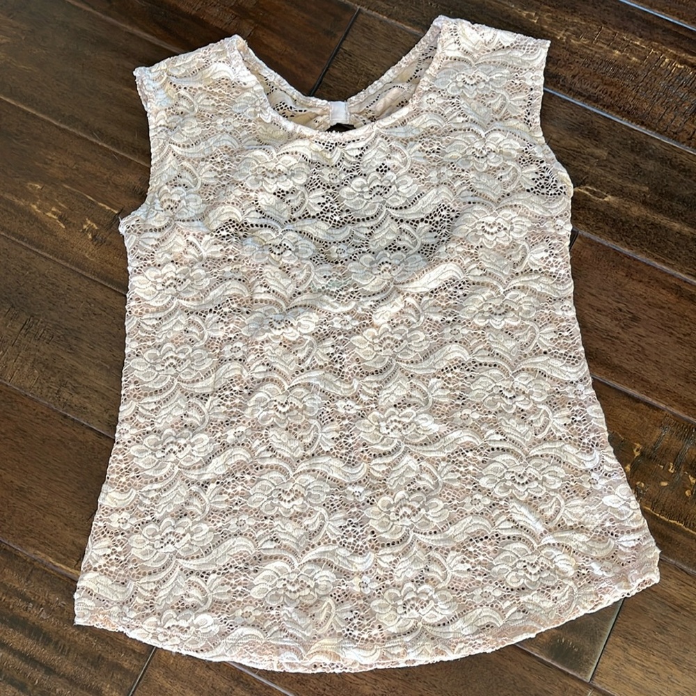 Maurices open lace camisole.